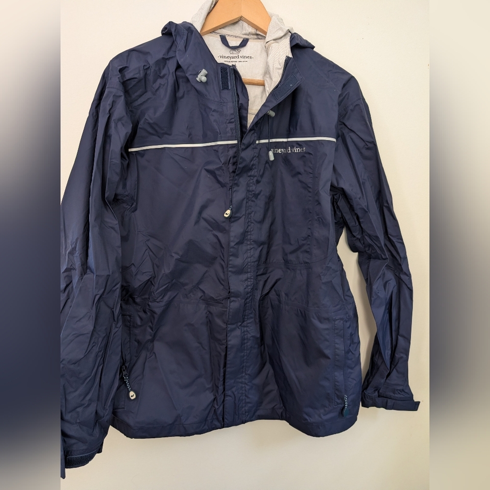 Vineyard Vines Navy Raincoat